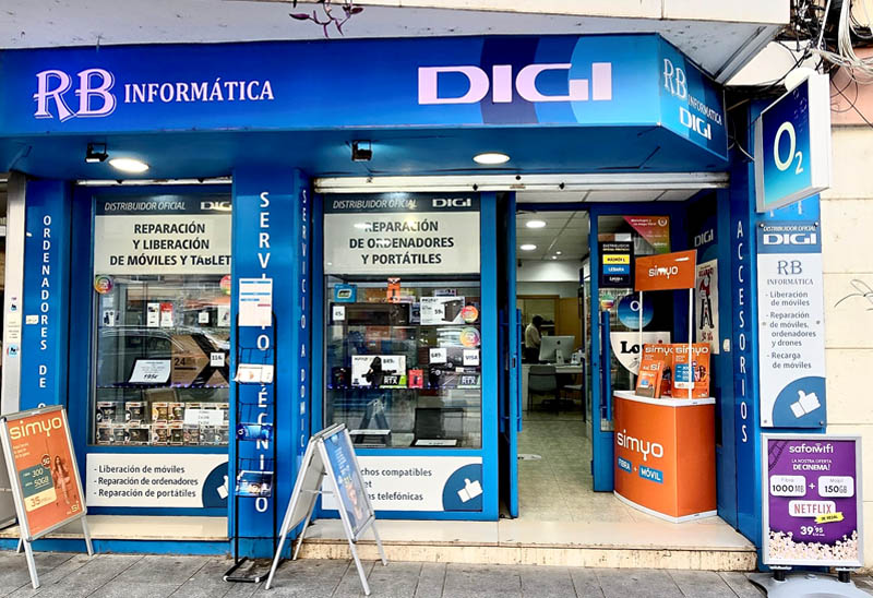 RB INFORMÁTICA - punto de venta de Saforwifi Gandia
